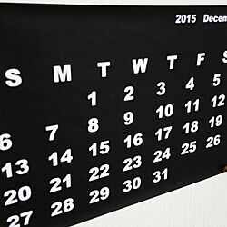 壁/天井/カレンダー/ハンドメイド/作…姉wのインテリア実例 - 2015-12-10 15:20:15