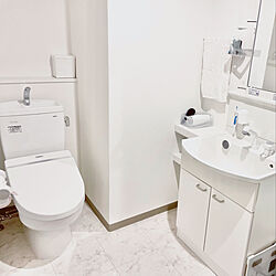 洗面所とトイレが一緒/シンプルインテリア/一人暮らし/ホワイトインテリア/IKEA...などのインテリア実例 - 2022-07-27 18:03:39