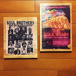 壁/天井/MOTOWN/SOUL BROTHERS/THE SOUL TRAIN/70's...などのインテリア実例 - 2016-11-15 16:01:00
