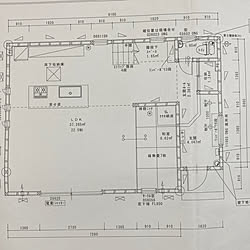 家づくり記録/注文住宅新築/建築中/間取り図1F/初投稿...などのインテリア実例 - 2020-06-21 22:04:57