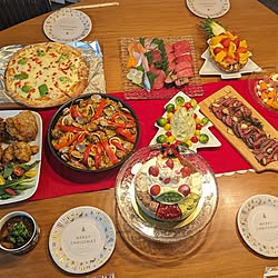 クリスマス/クリスマスご飯/クリスマスパーティーのインテリア実例 - 2023-12-26 10:51:40