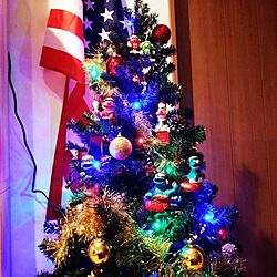 リビング/アメリカンビンテージ/American/アメリカン/クリスマスツリー...などのインテリア実例 - 2016-11-03 17:52:20
