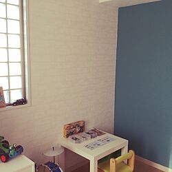 壁/天井/子供部屋/IKEA/DIY/壁紙屋本舗のインテリア実例 - 2017-05-08 12:02:40