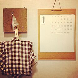 キッチン/カレンダーのインテリア実例 - 2014-01-20 17:23:14