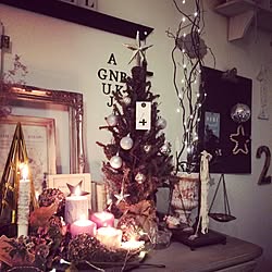 リビング/キャンドル/クリスマスツリー/ライトのインテリア実例 - 2015-11-13 10:31:25