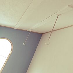 壁/天井/ホスクリーン/DIY/DIY初心者/ブルーの壁...などのインテリア実例 - 2016-04-18 09:37:20