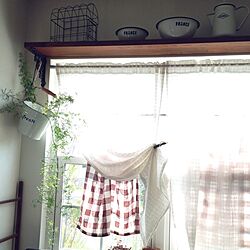 キッチン/カフェ風/雑貨/植物のインテリア実例 - 2014-07-16 07:27:43