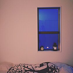 ベッド周り/窓/IKEA/一人暮らし/キャンドルのインテリア実例 - 2016-01-04 15:17:10