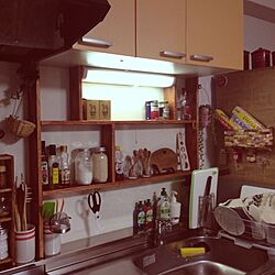 キッチン/DIY/手作り/リメイク/フェイクグリーン...などのインテリア実例 - 2013-10-21 22:00:02