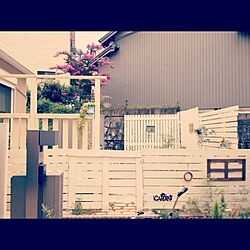 玄関/入り口/DIY/植物/ウッドデッキ/雑貨...などのインテリア実例 - 2013-07-16 12:52:17