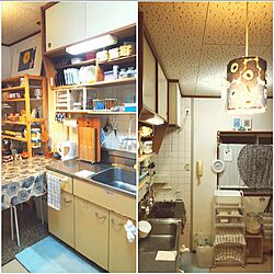 キッチン/DIY/ｾﾘｱ/１００均雑貨/IKEA...などのインテリア実例 - 2015-10-17 21:40:34