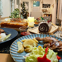 机/冬の食卓/クリスマスディナー/クリスマスケーキ/手作り...などのインテリア実例 - 2021-12-24 17:27:38