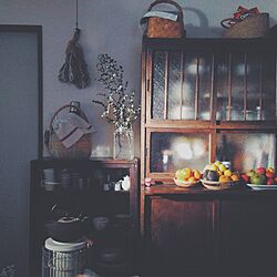 キッチン/食器/アンティーク/古家具のある空間/古道具が好きのインテリア実例 - 2015-01-08 08:29:04