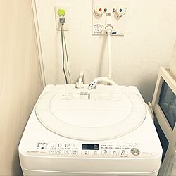 バス/トイレ/楽天で購入♡/洗濯機のインテリア実例 - 2017-02-07 19:59:47