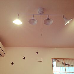 壁/天井/シーリングライト/セリア/窓枠DIY/Ampouleのインテリア実例 - 2015-11-23 11:20:59