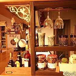 キッチン/お酒/セリアのインテリア実例 - 2013-11-02 17:27:25