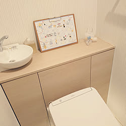 バス/トイレ/3COINS/ナチュラル/トイレトレーニング/トイレトレーニングボード...などのインテリア実例 - 2020-10-10 14:06:29