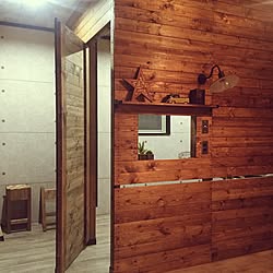 部屋全体/この隙間に…(*vд人)/DIY/ディアウォール壁/原状回復...などのインテリア実例 - 2016-08-19 18:40:07