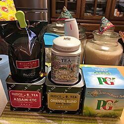 棚/紅茶好き/びん好き/紅茶缶/缶のインテリア実例 - 2017-02-23 13:26:10