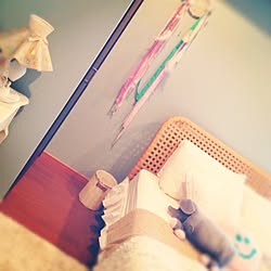 ベッド周り/水色/DIYのインテリア実例 - 2012-10-07 09:20:13