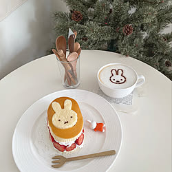 クリスマス/miffy/ラテアート/ミッフィーのカフェレシピbook/おうち時間...などのインテリア実例 - 2021-11-10 18:12:54