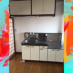 キッチン/日当たり最高/何もない部屋/1Kなので、カテゴリーが……/1KのKの部分...などのインテリア実例 - 2017-07-20 19:58:42