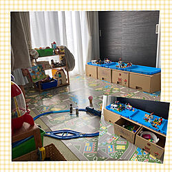 おもちゃ収納/子供部屋/LEGOスペース/LEGO収納/こどものいる暮らし...などのインテリア実例 - 2022-08-27 12:13:25