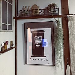 棚/ポスター/DIY/アンティーク/雑貨のインテリア実例 - 2016-01-16 21:54:21