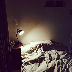 ベッド周り/照明/ニトリ/観葉植物/フランフラン 照明のインテリア実例 - 2016-11-01 23:15:46