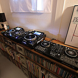 レコード棚/DIY/DJブース/リビング/pioneer DJ...などのインテリア実例 - 2020-01-11 14:18:28