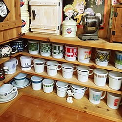 棚/PYREX/fireking/男の趣味部屋/雑貨...などのインテリア実例 - 2015-04-16 12:22:51