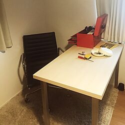 机/デザイナーズチェア/IKEA/男前/DIYのインテリア実例 - 2017-01-09 16:03:17