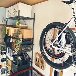 壁/天井/自転車壁掛け/IKEA/ルミナスラック/無料サンプリング...などのインテリア実例 - 2017-02-14 15:01:25