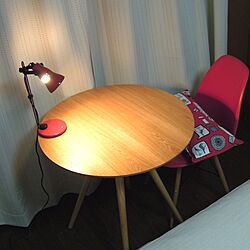 机/テーブルランプ/一人暮らし/クッション/IKEAのインテリア実例 - 2013-01-08 23:26:47