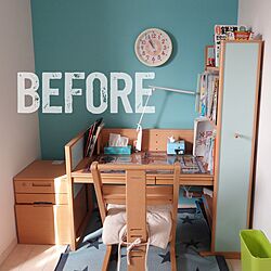 男の子の部屋/ベッド周り/壁紙DIYのインテリア実例 - 2016-12-17 22:18:55
