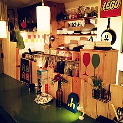 カウンター/貼れる布/RC北海道支部/夜cafe.hus/LEGO...などのインテリア実例 - 2015-06-27 12:12:20