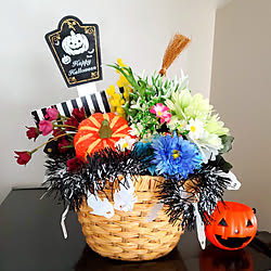 棚/今年もまた/Halloweenディスプレイ/Daiso/seria...などのインテリア実例 - 2021-09-20 12:32:50