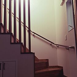 玄関/入り口/明かりとり/格子/階段の照明のインテリア実例 - 2016-11-25 09:35:11