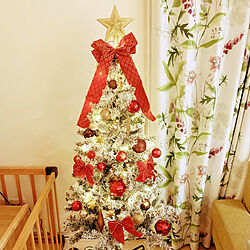 クリスマス/クリスマスツリー150cm/リビングのインテリア実例 - 2021-12-08 22:30:33