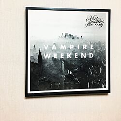 壁/天井/vampire weekend/ニューヨーク/レコード/IKEAのインテリア実例 - 2017-03-27 19:06:39