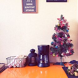 部屋全体/オレンジ色/コーヒーメーカー/イケア/クリスマスツリー...などのインテリア実例 - 2015-12-09 13:09:17