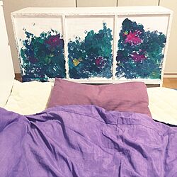 ベッド周り/アートとデザインがある暮らし応援キャンペーン！/DIYのインテリア実例 - 2017-01-26 23:17:07