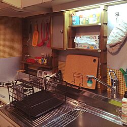 キッチン/DIY/壁紙屋本舗のインテリア実例 - 2016-04-24 20:53:22