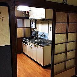 キッチン/長屋/築45年以上/DIYのインテリア実例 - 2017-05-01 13:00:01