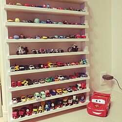 棚/トミカ/DIY/手作り/おもちゃ収納DIYのインテリア実例 - 2014-11-11 09:21:07
