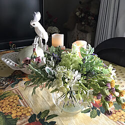 リビング/フェイクバード/イタリア製の磁気/花のある風景/アンティークのある部屋...などのインテリア実例 - 2018-05-17 17:07:18