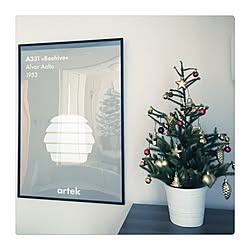 壁/天井/小さいクリスマスツリー/IKEA/artek/ポスターのインテリア実例 - 2015-11-06 17:52:53