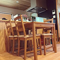 キッチン/ダイニング/IKEAダイニングテーブル/IKEA/和風...などのインテリア実例 - 2017-05-07 18:18:26