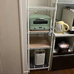 トースター棚/ホームベーカリー　収納/キッチン棚/キッチンのインテリア実例 - 2021-04-17 13:32:41