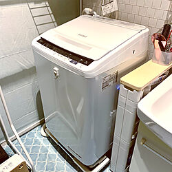 洗濯機スライド置き台/BEAT WASH/冬に逆戻り/令和2年3月30日/清潔を保つ...などのインテリア実例 - 2020-03-30 11:48:43
